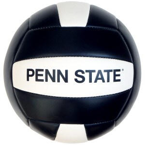 navy and white volleyball with Penn State